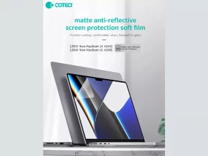 محافظ صفحه نمایش ضد انعکاس نور مات مک بوک پرو 16 اینچ کوتتسی Coteetci screen protection film Macbook Pro&quot;16 12004