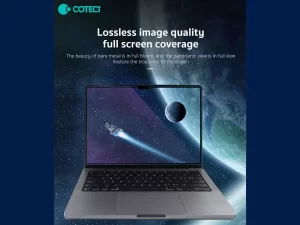 محافظ صفحه نمایش ضد اشعه آبی مک بوک پرو 14 اینچ کوتتسی Coteetci screen soft film Macbook Pro&quot;14 12005