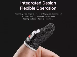 کاور انگشتی گیمینگ راک ROCK Silver Fiber Sensitive Touch Gaming Finger Cover for Thumb/Index Finger RGA0027