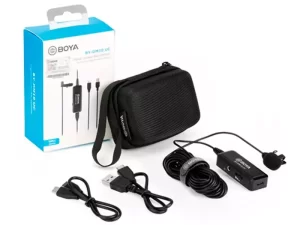 میکروفون با سیم یقه ای بویا BOYA BY-DM10 UC Microphone with Lightning and USB Type-A Cables