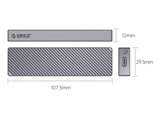 باکس تبدیل هارد M.2 NVMe به Type-Cاوریکو ORICO FV15C3-G2 USB3.2 Gen2 Type-C M.2 NVMe/NGFF SSD Enclosure