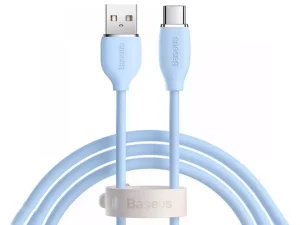 کابل شارژ سریع یواس‌بی به تایپ‌سی 2 متری 100وات بیسوس Baseus USB to Type-C fast charging cable 2M 100W CAGD010103