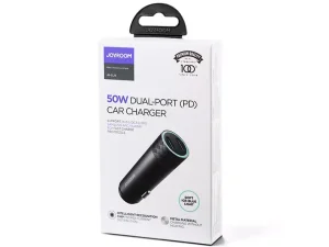 شارژر فندکی تایپ سی فست شارژ 50 وات جویروم JOYROOM JR-CL13 50W Dual-port Typ-C PD Car Charger