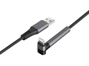 کابل شارژ لایتنینگ مخصوص بازی 3 آمپر انرژیا Energea Alutough USB-A TO MFI Lightning ANTI-Microbial Video Standing Cable 1.5M