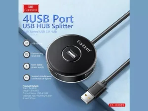 هاب یو اس بی 4 پورت ارلدامEARLDOM 4port HUB model ET-HUB13