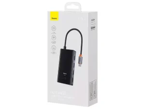 هاب تایپ سی چهار پورت یو اس بی بیسوس Baseus WKYY030013 4 in 1 Type-C to USB3.0x4 HUB Adapter