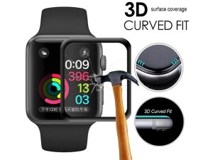 محافظ صفحه نمایش تمام چسب اپل واچ 40 میلی‌متری ترتل Turtle Brand Screen Guard iWatch 40mm 3D Glass