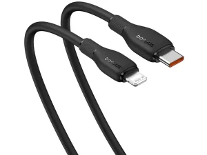 کابل شارژ سریع تایپ سی به لایتنینگ 20 وات 2 متری بیسوس Baseus Pudding Series Fast Charging Cable Type-C to IP 20W P10355701111-01