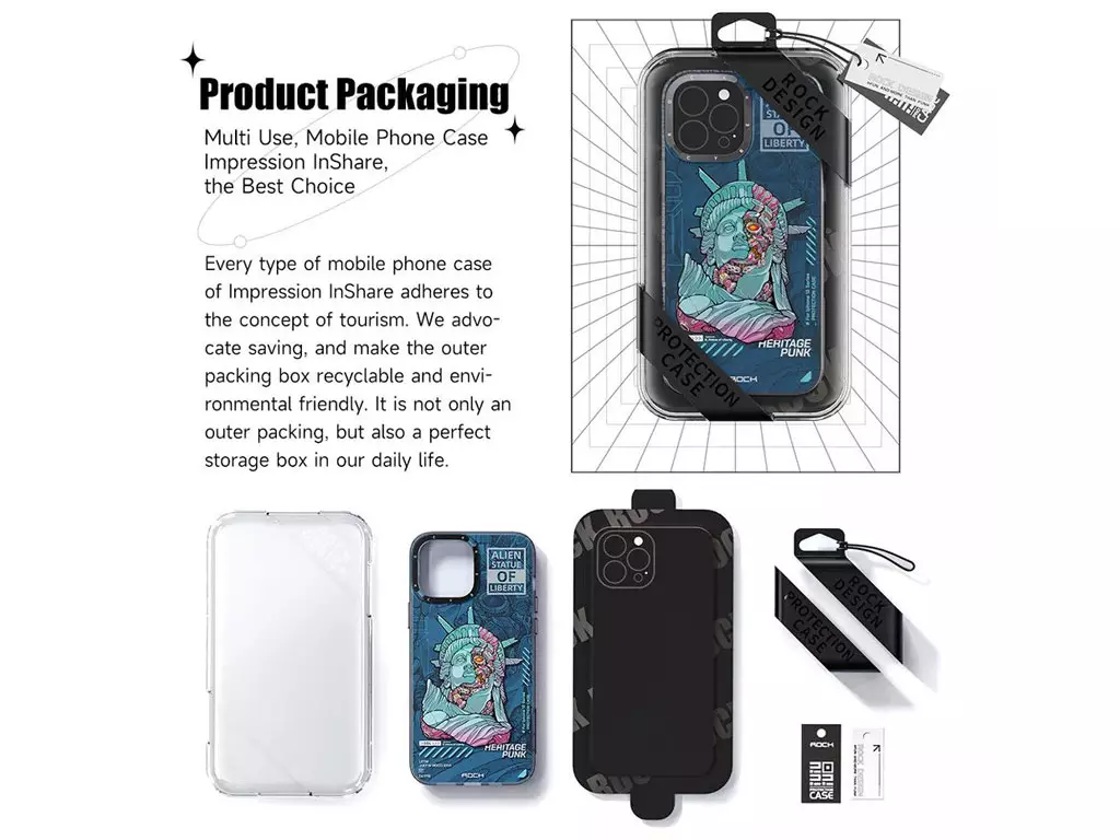 قاب محافظ آیفون 13 پرومکس راک Rock America Series iphone 13 pro max Cover RPC2279