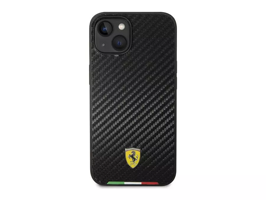 قاب فیبرکربن آیفون 14 پلاس طرح فراری CG Mobile iphone 14 Plus Ferrari Carbone Case