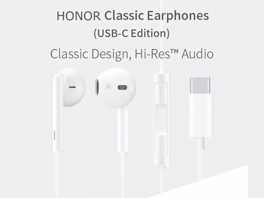 هندزفری سیمی تایپ سی اصلی آنر هواوی Honor Type-C Earphone AM33R