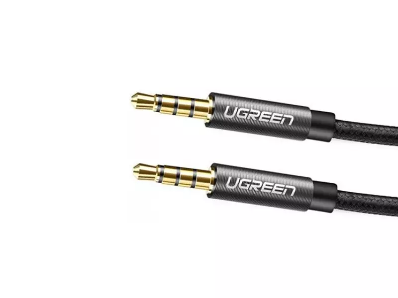 کابل انتقال صدای آی یو ایکس 1.5 متری یوگرین UGREEN AV183 20497 4-Pole Stereo AUX