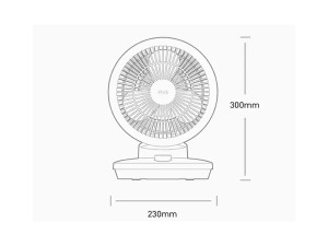 پنکه رومیزی شیائومی با قابلیت چرخش 120 درجه چپ و راست Xiaomi FIVE YSDFS001XD Air Circulation Fan-Desk Fan