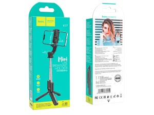 مونوپاد سه پایه دار و دارای ریموت‌کنترل هوکو hoco Tabletop holder K17 Figure for live broadcast