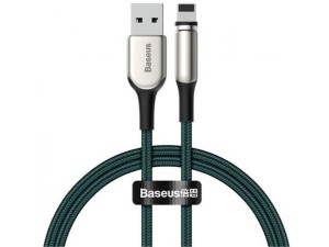 کابل شارژ لایتنینگ مگنتی یک متری با توان 2 آمپر بیسوس Baseus magnetic USB cable Lightning 2A 1m CALXC-H01