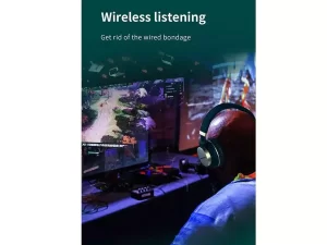 هدفون بیسیم گیمینگ رسی Recci rep-w13 wireless gaming headset