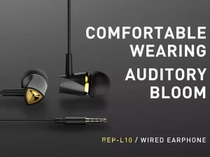 هندزفری سیمی با جک 3.5 میلی‌متری رسی Recci REP-L10 Wired Earphone