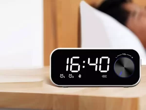 اسپیکر بلوتوث همراه با ساعت آلارم دار رسی Recci Clock Bluetooth Wireless Speaker RSK-W11