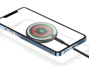 شارژر بی سیم مگنتی 15 وات ویوو Wiwu Transparent Magnetic Wireless Charger M14