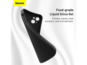 قاب سیلیکونی آیفون 13 بیسوس Baseus Apple iPhone 13 Liquid Silica Gel Case ARYT000001