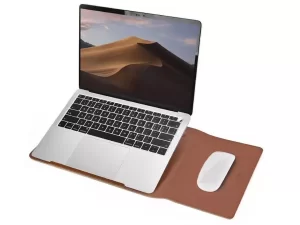 کاور مک بوک پرو 16 اینچ A2141 با قابلیت هولدر و پد موس کوتتسی Coteetci Multi Functional Leather Liner Bag MacBook Pro 16&quot; MB1088