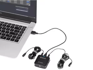 میکروفن یقه‌ای بویا BOYA BY-DM20 2-Person Recording Kit with Lavalier