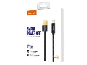 کابل فست شارژ یواس‌بی به لایتنینگ 20 وات یک متری رسی RECCI RS03L LIGHTNING FAST CHARGING CABLE