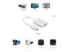 تبدیل HDMI به VGA یوگرین UGREEN MM102 40233 HDMI to VGA Converter with Audio