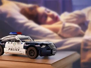 لگو اسباب بازی ماشین پلیس شیائومی Constructor Xiaomi Onebot Police Car OBCJJC22AIQI