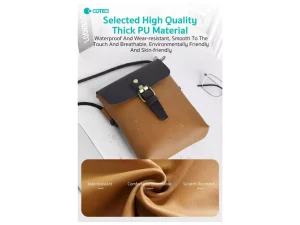 کیف دوشی ضدآب کوتتسی COTEETCI ELEGANT SERIES MINI SHOULDER BAG 14063