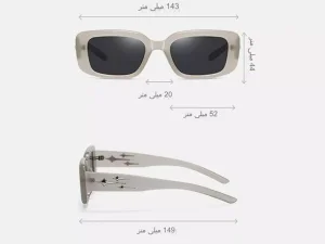 عینک آفتابی زنانه پلاریزه karen bazaar B8205 narrow frame polarized sunglasses