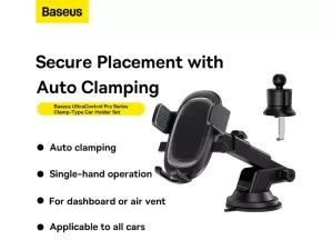 هولدر چند منظوره خودرو بیسوس Baseus UltraControl Pro Series Clamp Type Holder Car C40351600113-00