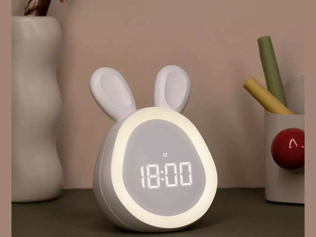 ساعت رومیزی و چراغ خواب فانتزی شاژری Yuanyuantu smart alarm clock C17