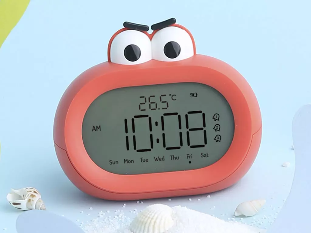 ساعت زنگ‌دار فانتزی رومیزی Alarm Clock Intelligent Multifunctional BD-AC-03