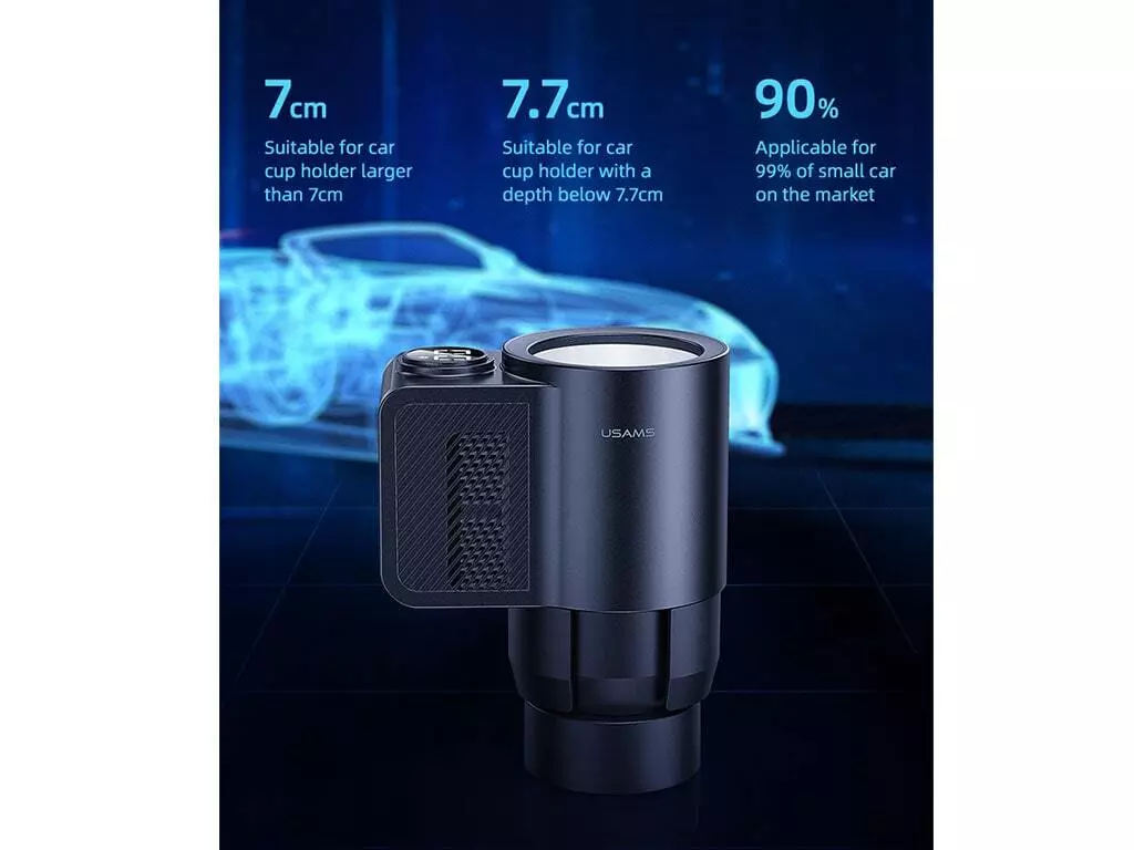 جالیوانی خنک کننده داخل خودرو یوسامز Usams US-ZB230 Car Quick Cooling Smart Cup