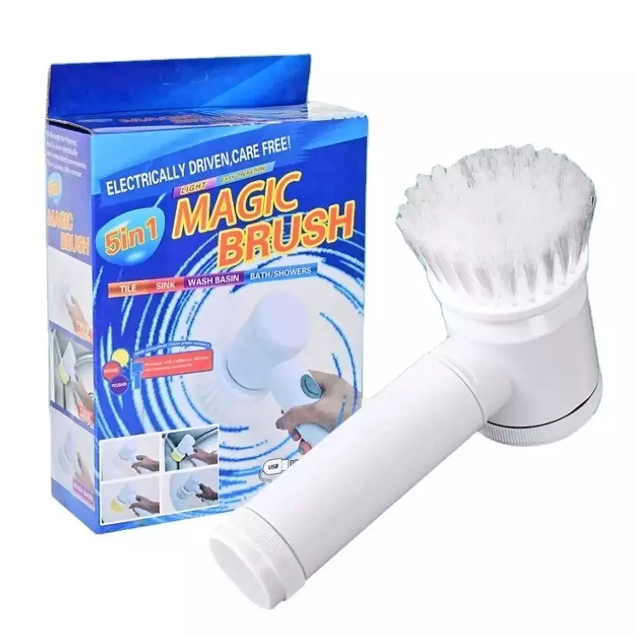 برس شستشو چند سر شارژی Magic Brush