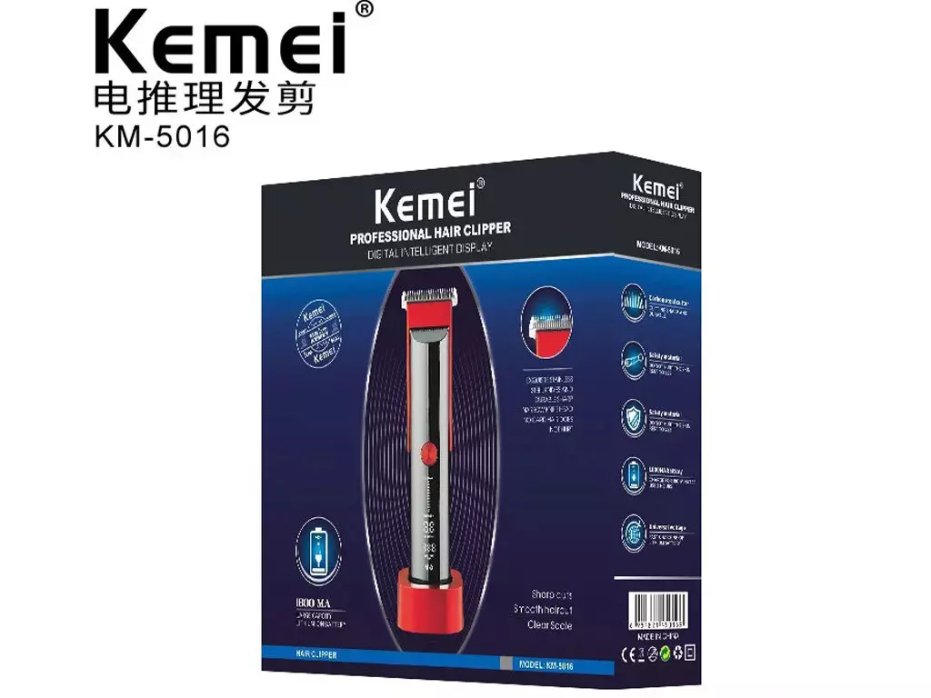 ماشین اصلاح موی سر و بدن شارژی کمی kemei hair trimmer KM-5016