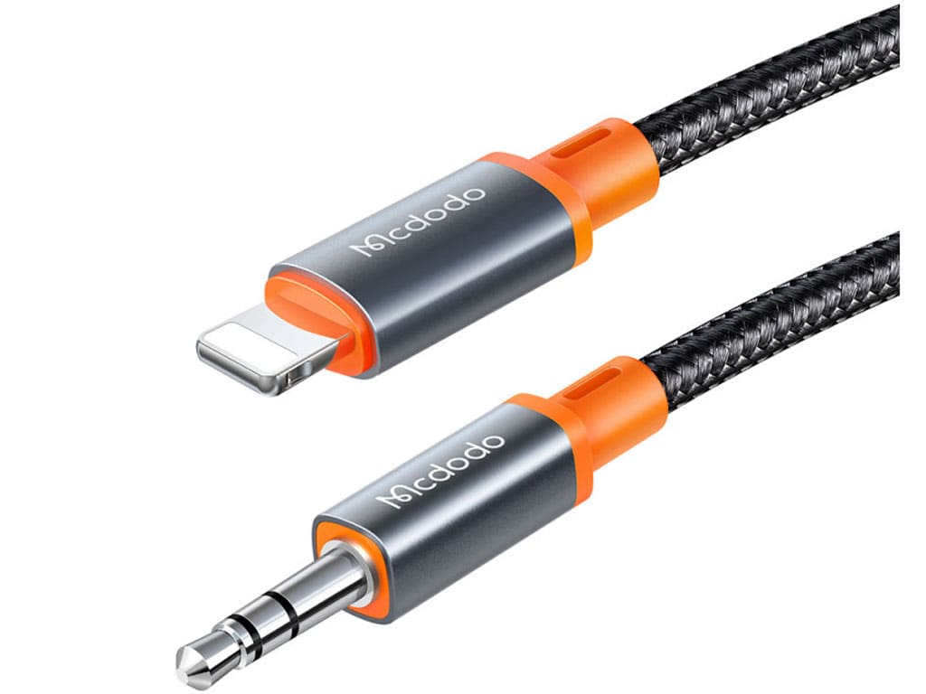 کابل تبدیل لایتنینگ به جک 3.5 میلی‌متری مک دودو Mcdodo CA-0780 Castle Series Lightning to DC3.5 Male Cable