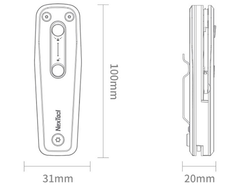 تیروکمان و چاقوی سفری شیائومی Xiaomi Nextool outdoor multi-function slingshot NE20058