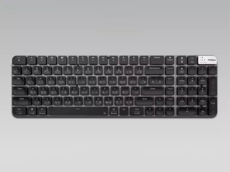 کیبورد بلوتوث مکانیکی دوحالته گیمینگ شیائومی Xiaomi MIIIW MWWMKP01 Wireless Mechanical Keyboard Pro