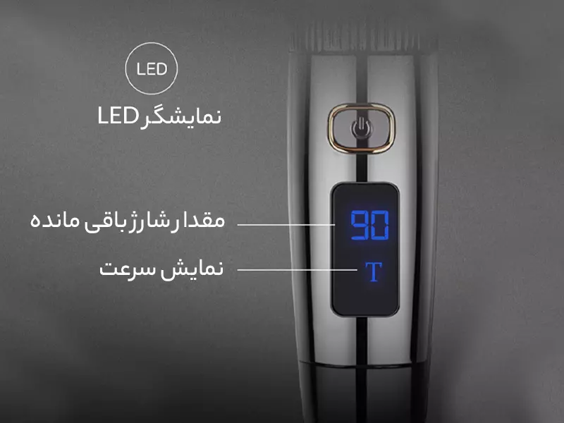 ست کامل ماشین اصلاح موی سر شیائومی Xiaomi Youpin RE-6501T Riwa Electric Hair Clipper Cordless Hairdresser