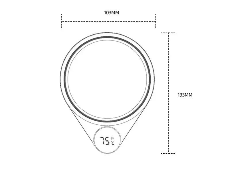 زیر لیوانی گرمایشی شیائومی DSHJ-S-2103A