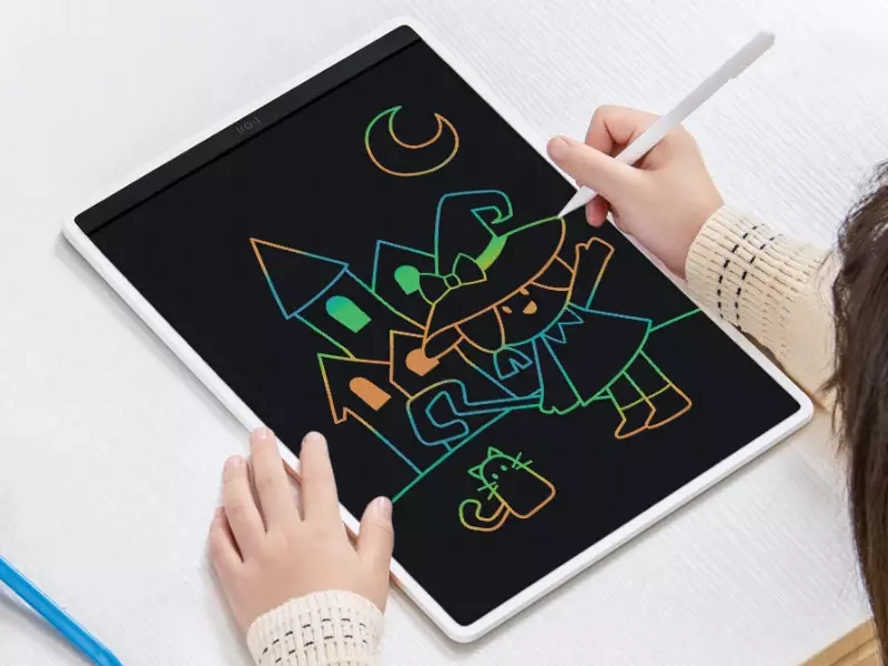 تخته نقاشی دیجیتال نسخه رنگی شیائومی Xiaomi MJXHB02WC LCD Writing Tablet 13.5 inch With Stylus Pen