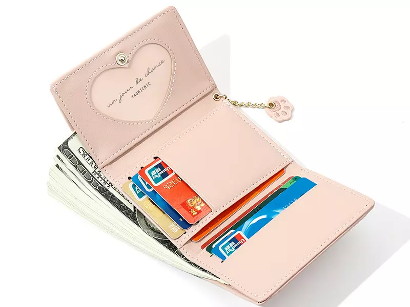 کیف پول دخترانه فانتزی با زنجیر تزئینی تائومیک میک TAOMICMIC 929591 small cartoon short wallet women