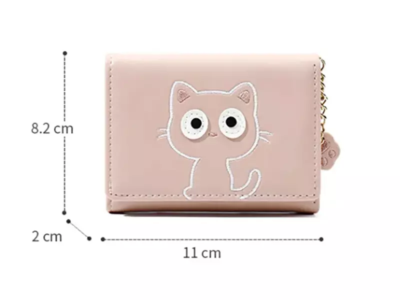 کیف پول دخترانه فانتزی با زنجیر تزئینی تائومیک میک TAOMICMIC 929591 small cartoon short wallet women