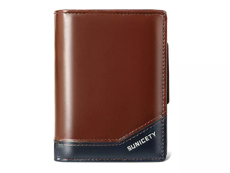 کیف پول و جاکارتی مردانه کوچک زیپ دار سانی ستی SUNICETY S3004 zipper short men&#39;s wallet