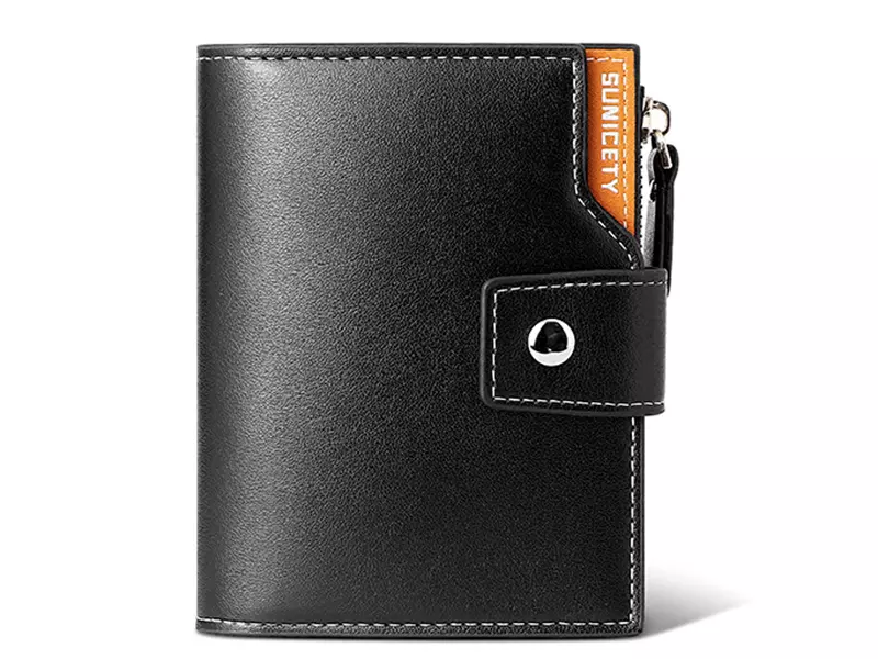 کیف پول و جاکارتی مردانه کوچک سانی ستی SUNICETY S3064 Men&#39;s Leather Short Wallet Card Holder