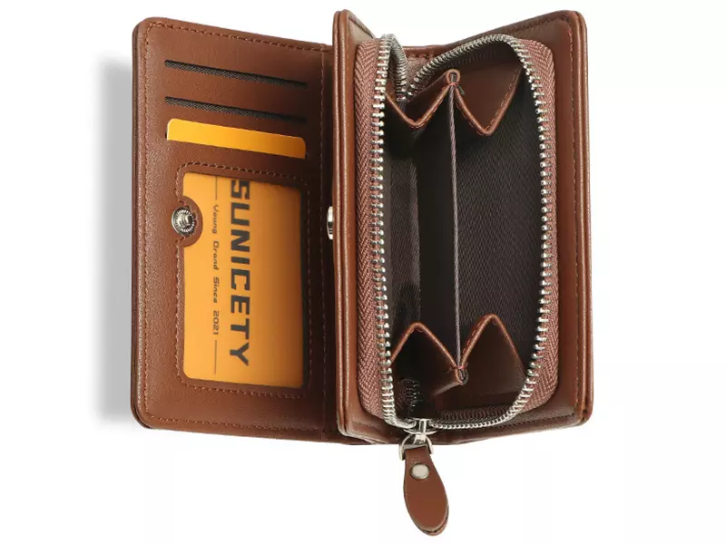 کیف پول و جاکارتی مردانه کوچک سانی ستی SUNICETY S3063 short men&#39;s wallet card bag