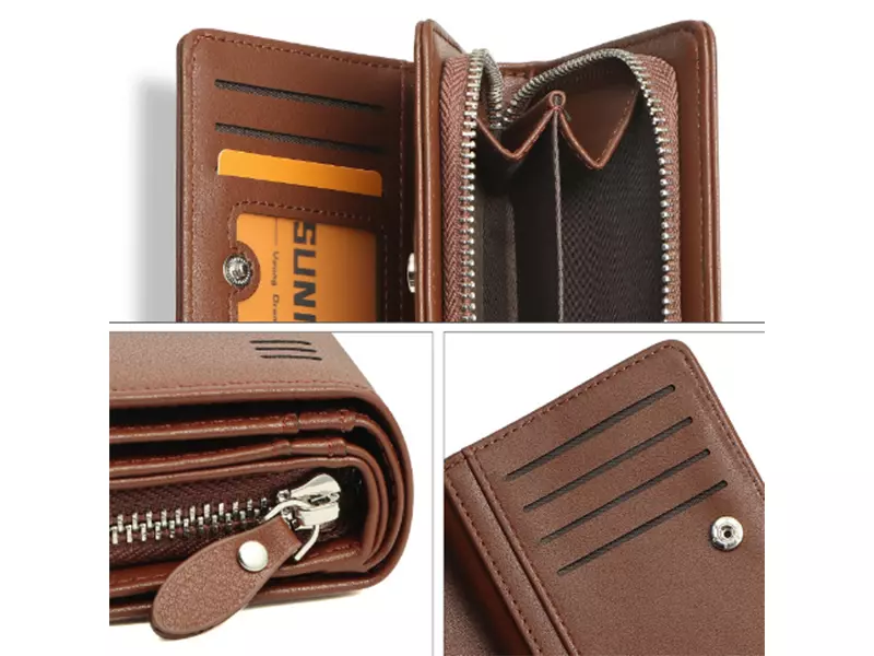 کیف پول و جاکارتی مردانه کوچک سانی ستی SUNICETY S3063 short men&#39;s wallet card bag