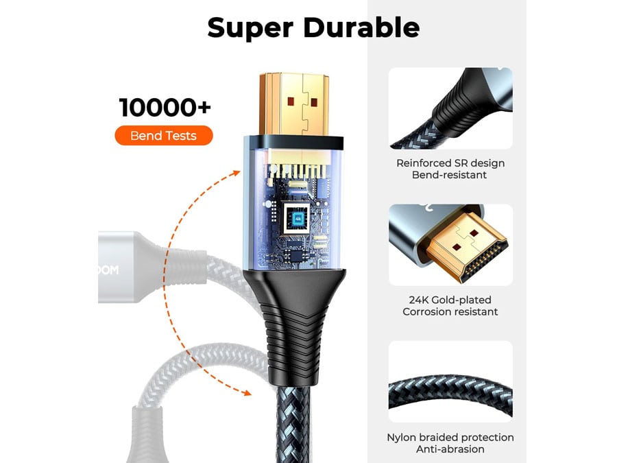 کابل اچ‌دی‌ام‌آی 2 متری جویروم JOYROOM SY-20H1 HDMI To HDMI Cable